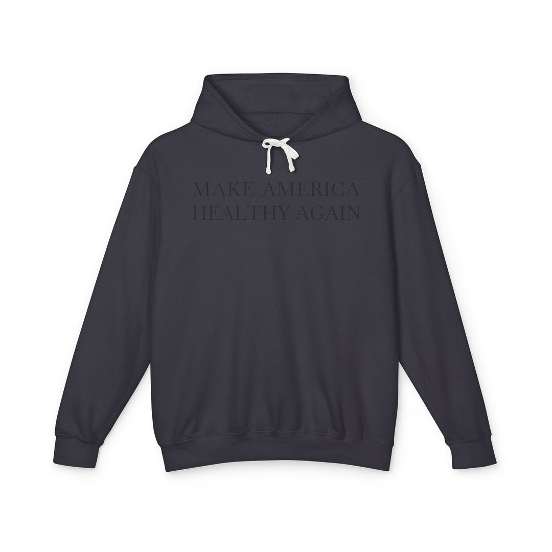 Make America Healthy Again Onyx Unisex Lightweight Hoodie