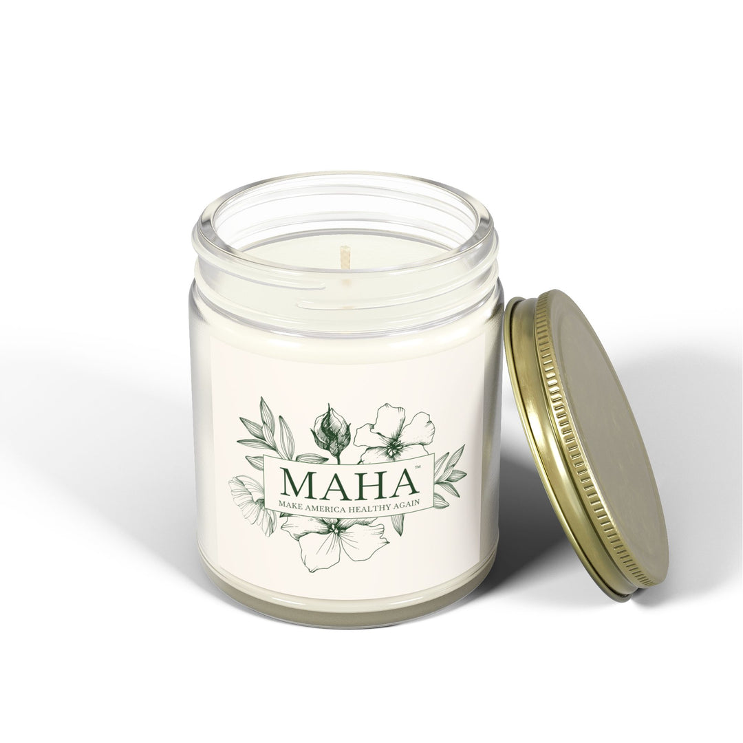MAHA™ Flowers Scented Coconut Apricot Wax Candles