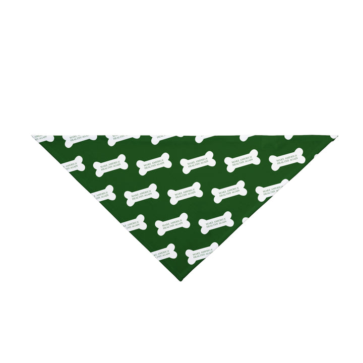 Make America Healthy Again™ Dog Bone Green Pet Bandana