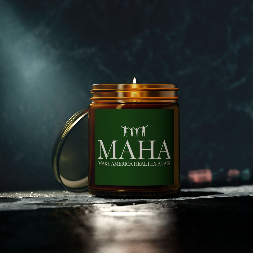 MAHA Action Scented Candle - Coconut Apricot Wax (4oz, 9oz)