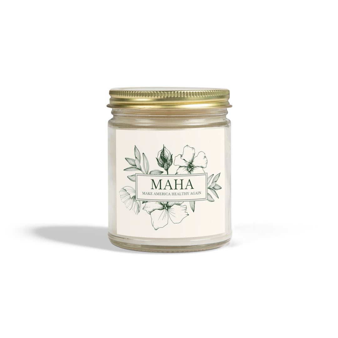 MAHA Spring Scented Coconut Apricot Wax Candles
