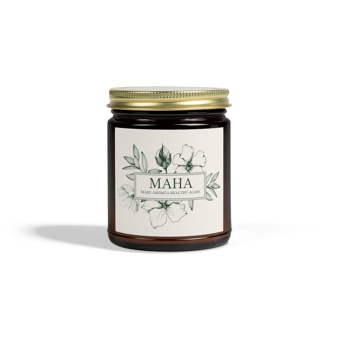 MAHA Spring Scented Coconut Apricot Wax Candles