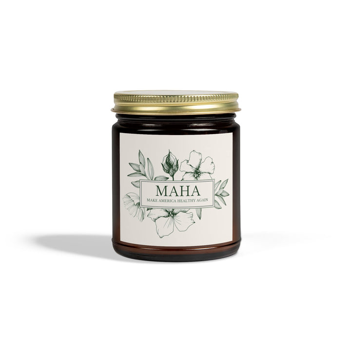 MAHA Spring Scented Coconut Apricot Wax Candles
