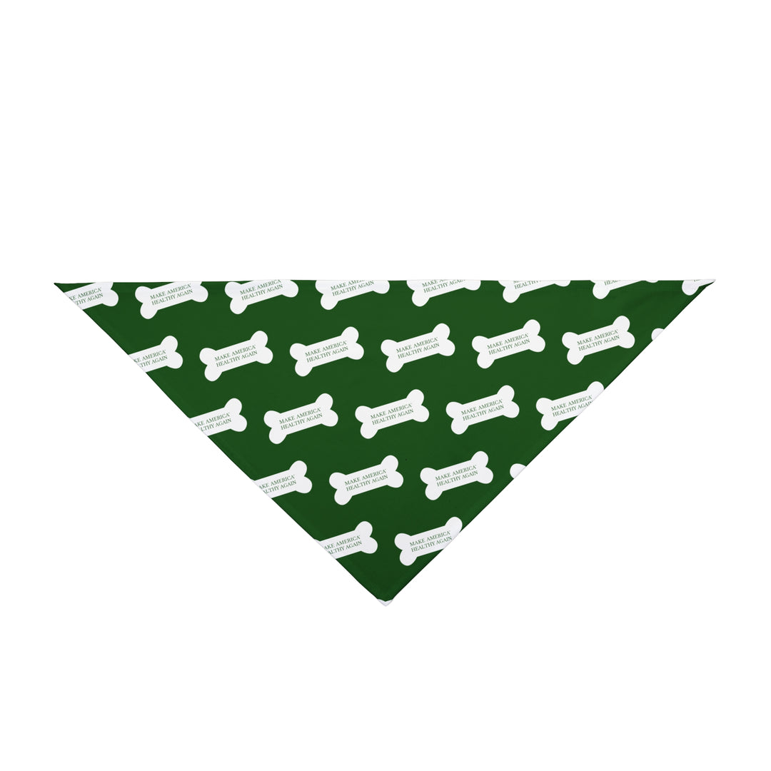 Make America Healthy Again™ Dog Bone Green Pet Bandana