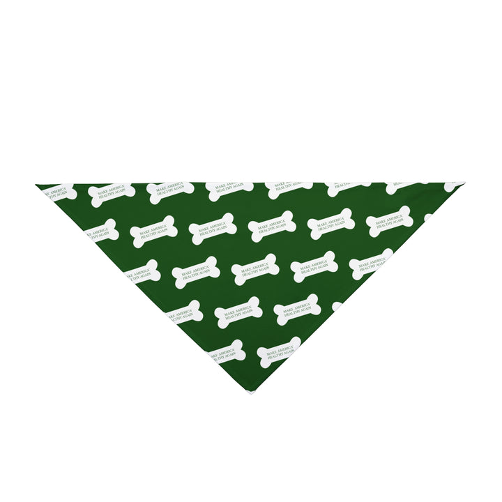 Make America Healthy Again™ Dog Bone Green Pet Bandana