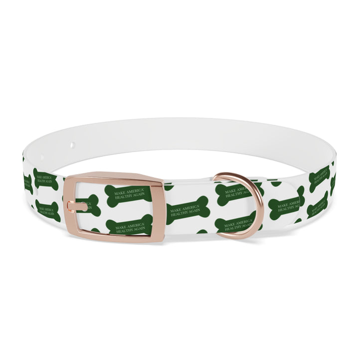 Make America Healthy Again™ Dog Bone White Pet Collar