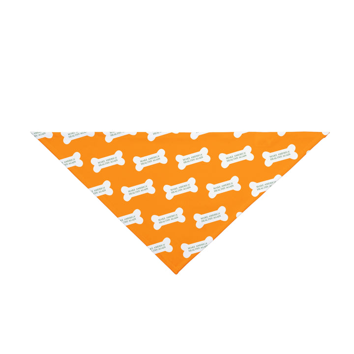 Make America Healthy Again™ Dog Bone Yellow Pet Bandana