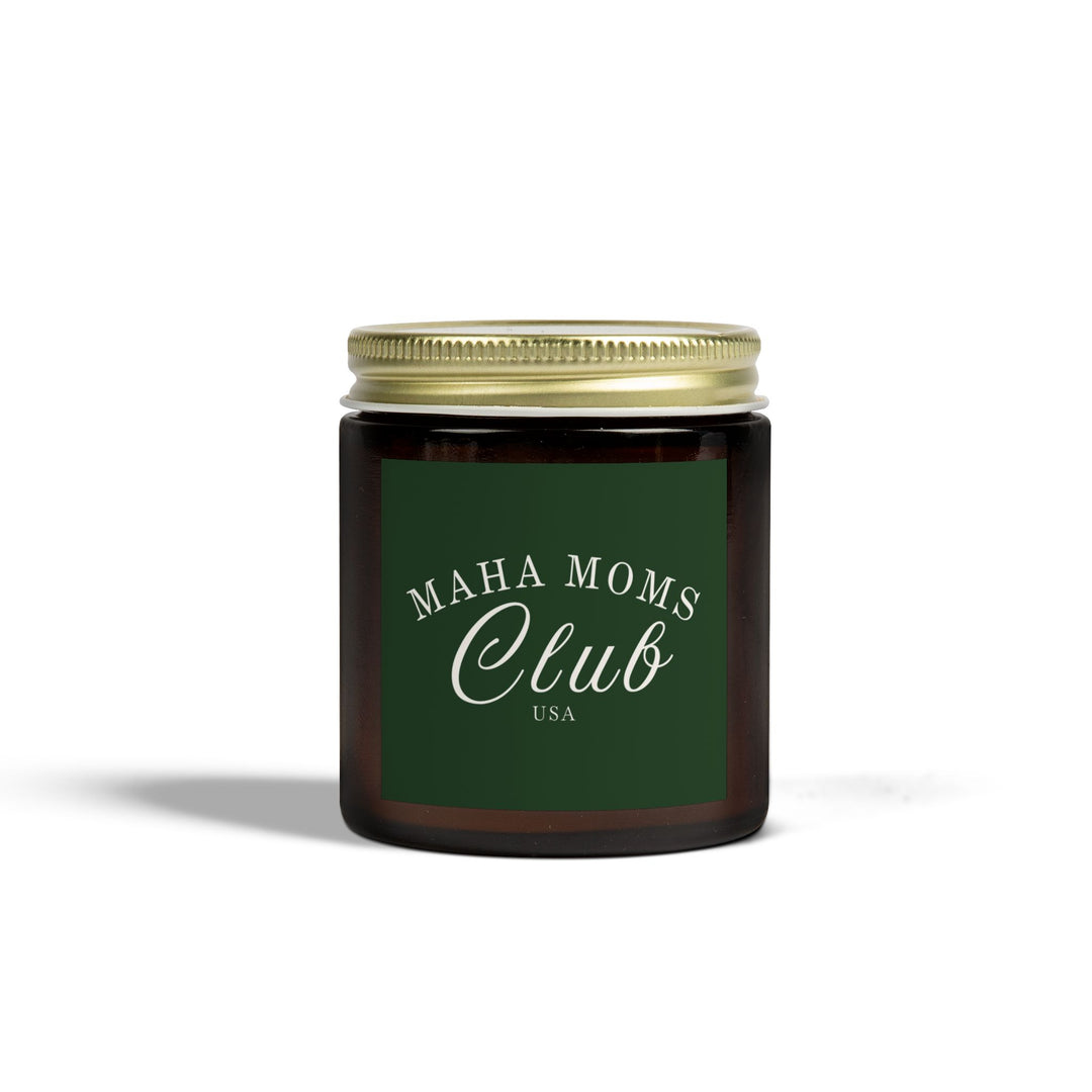 MAHA Moms Club Coconut Apricot Scented Candle -(4oz & 9oz)