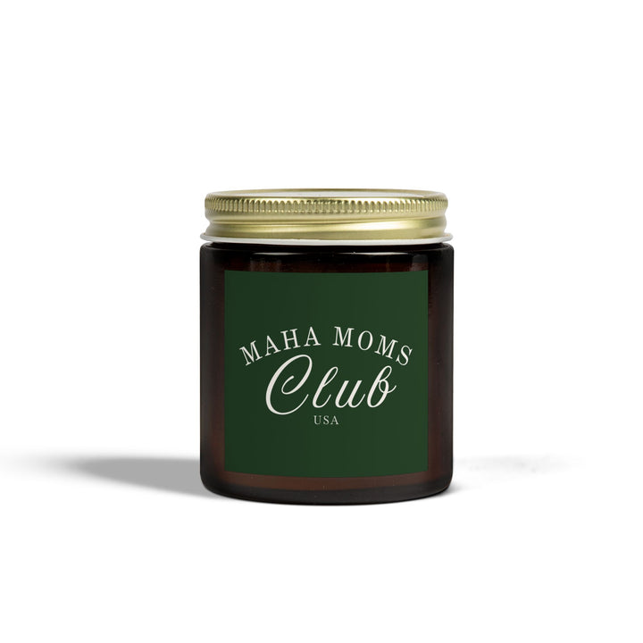 MAHA Moms Club Coconut Apricot Scented Candle -(4oz & 9oz)