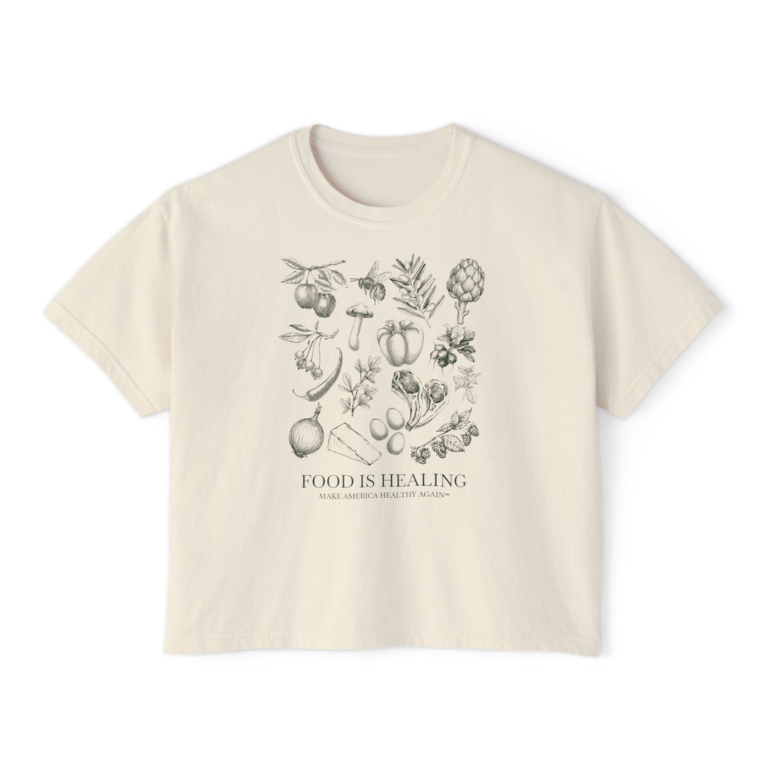 Food is Healing Women's Boxy Tee