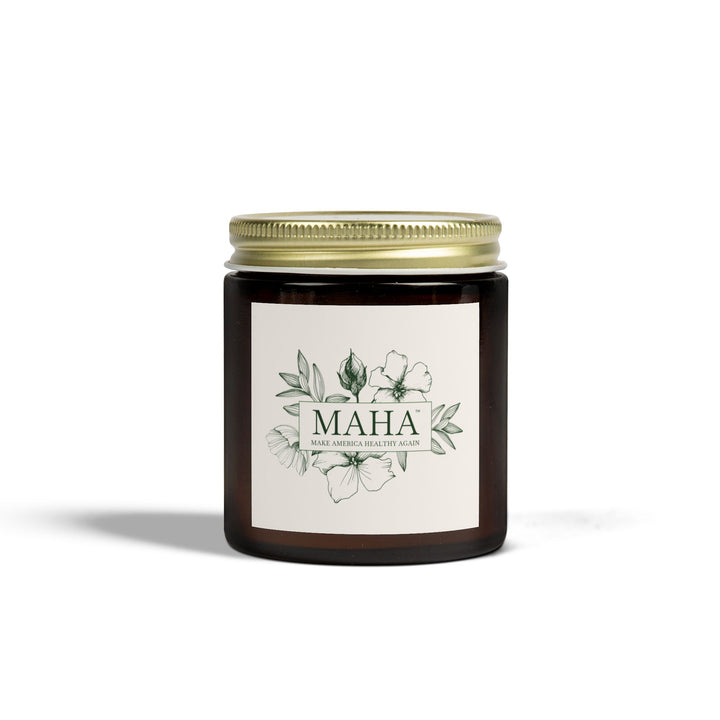 MAHA™ Flowers Scented Coconut Apricot Wax Candles