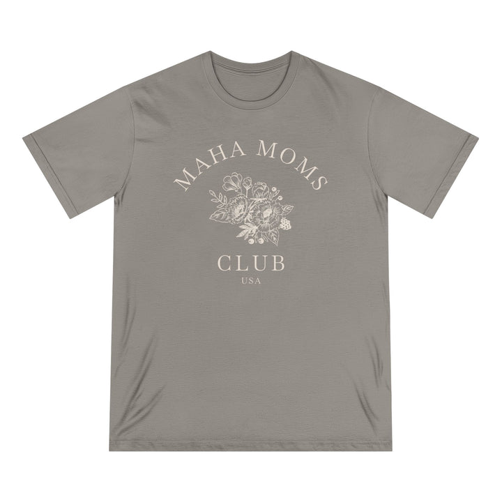 MAHA™ Moms Club Flowers 100% Organic Cotton Tee