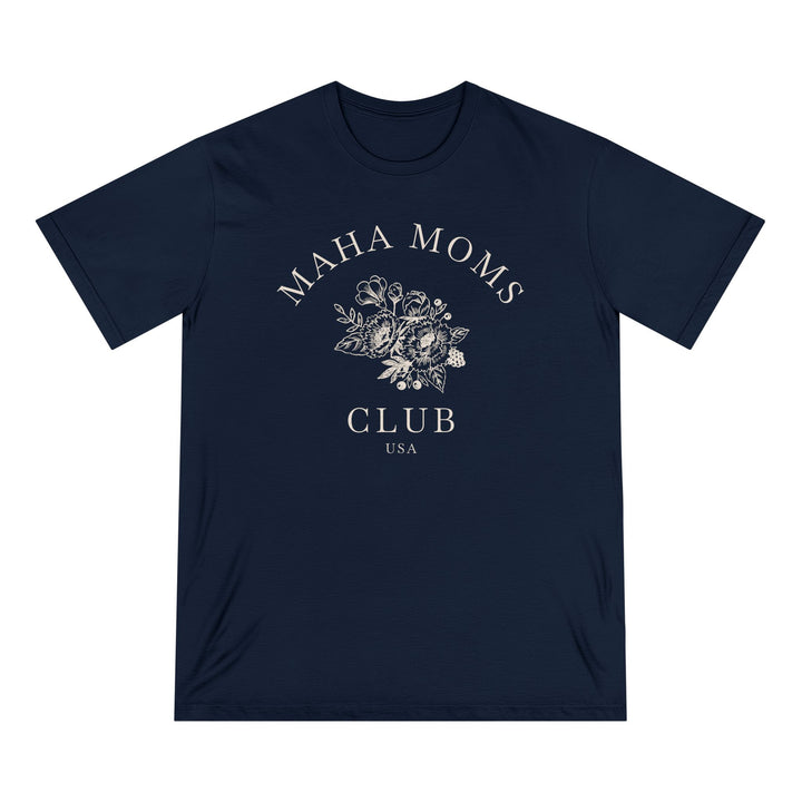 MAHA™ Moms Club Flowers 100% Organic Cotton Tee