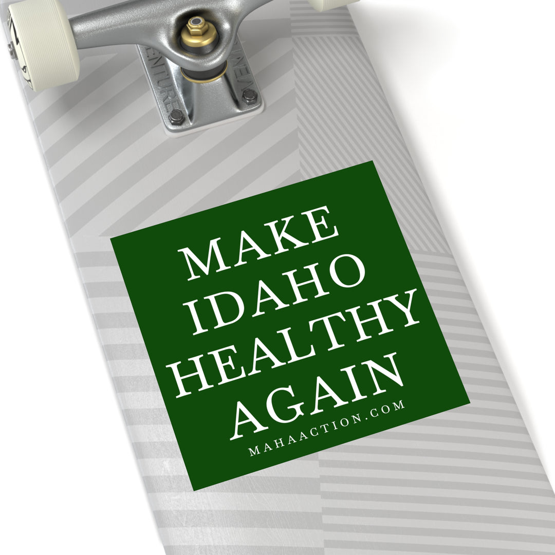 Make Idaho Healthy Again Square Sticker-Green