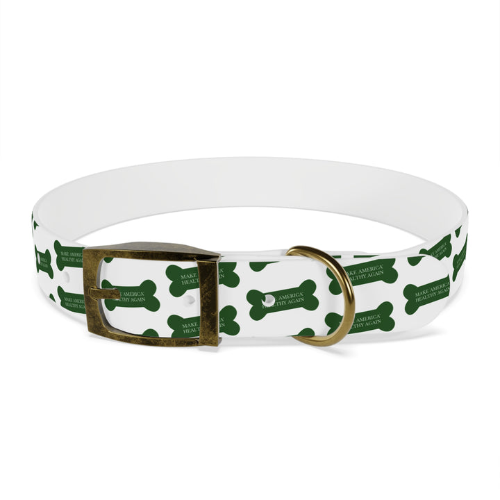 Make America Healthy Again™ Dog Bone White Pet Collar