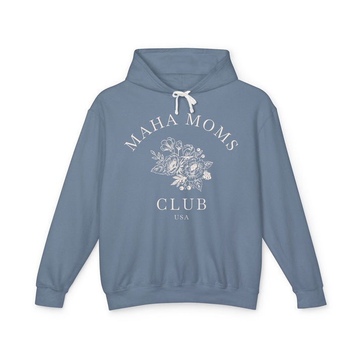 MAHA™ Moms Club Flowers Lightweight Hoodie