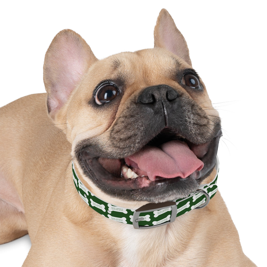 Make America Healthy Again™ Dog Bone Green Pet Collar