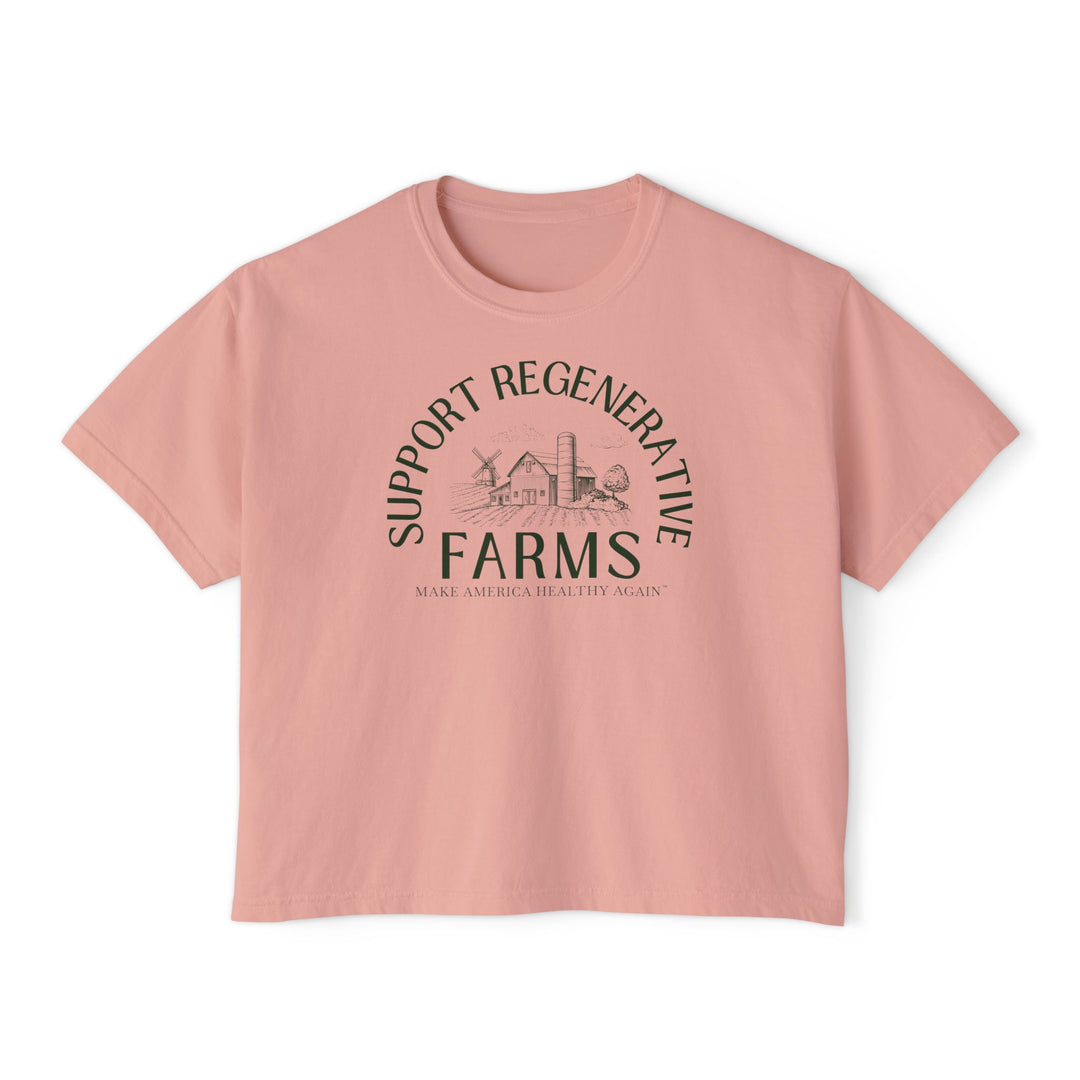 Support Regenerative Farms Women's Boxy Tee