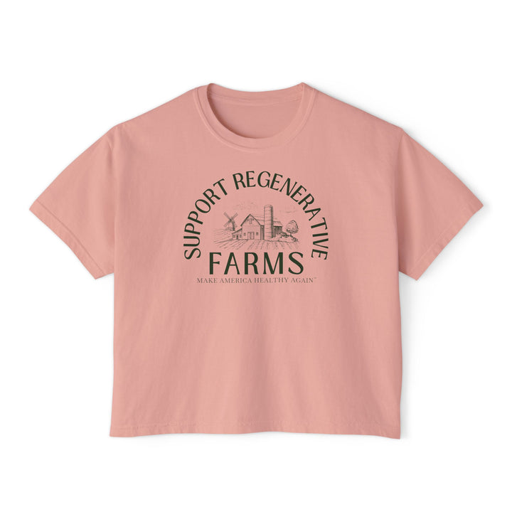 Support Regenerative Farms Women's Boxy Tee