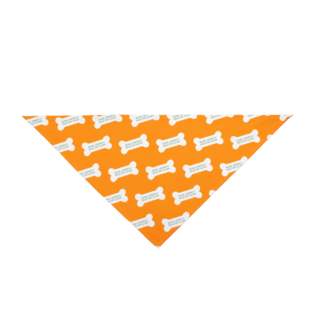Make America Healthy Again™ Dog Bone Yellow Pet Bandana