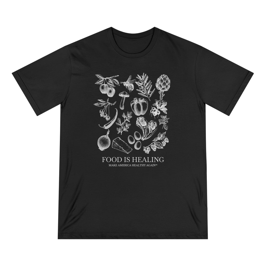 Food Is Healing Unisex 100% Organic Cotton Tee