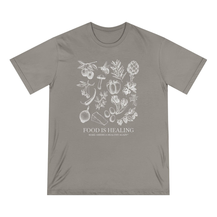 Food Is Healing Unisex 100% Organic Cotton Tee