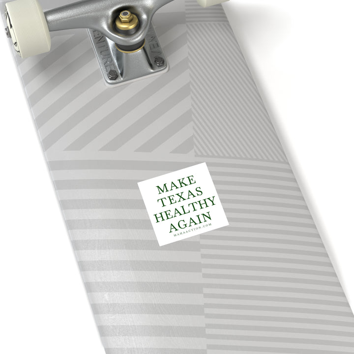 Make Texas Healthy Again Square Sticker-White