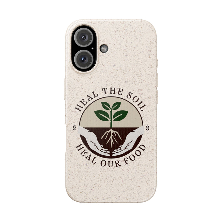 Heal the Soil Eco-Friendly Biodegradable Phone Case