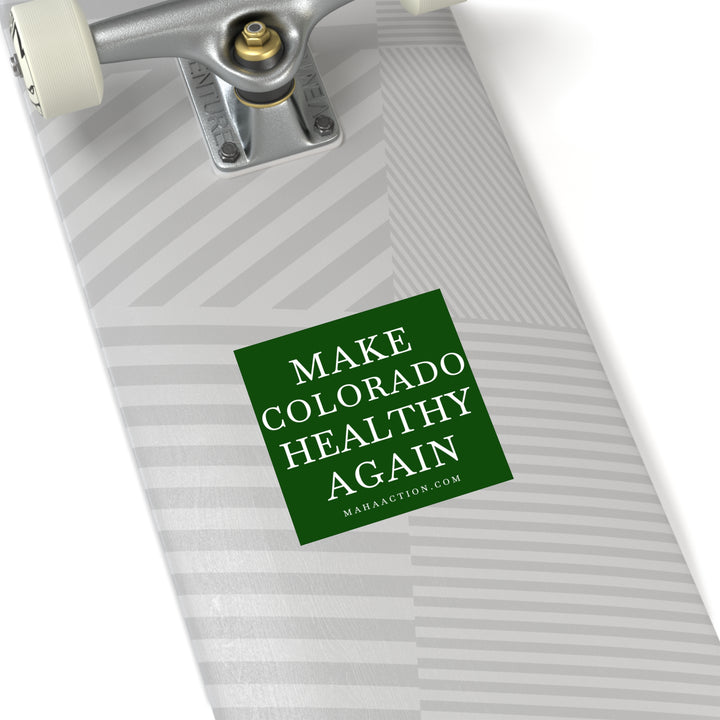 Make Colorado Healthy Again Square Sticker-Green