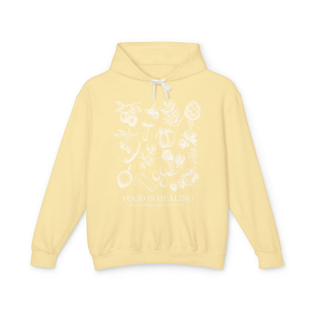 Food is Healing Unisex Lightweight Hoodie