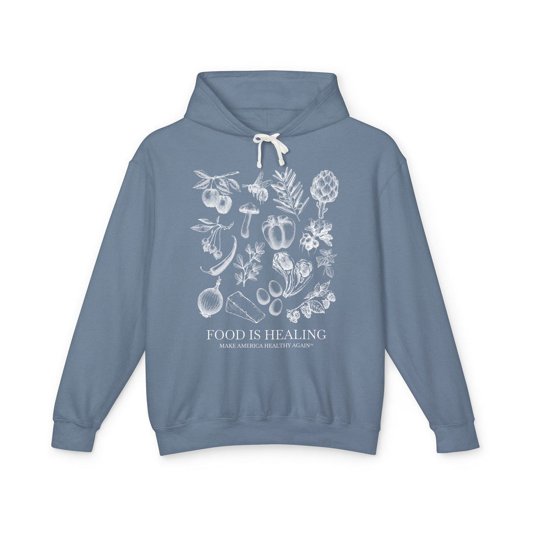 Food is Healing Unisex Lightweight Hoodie