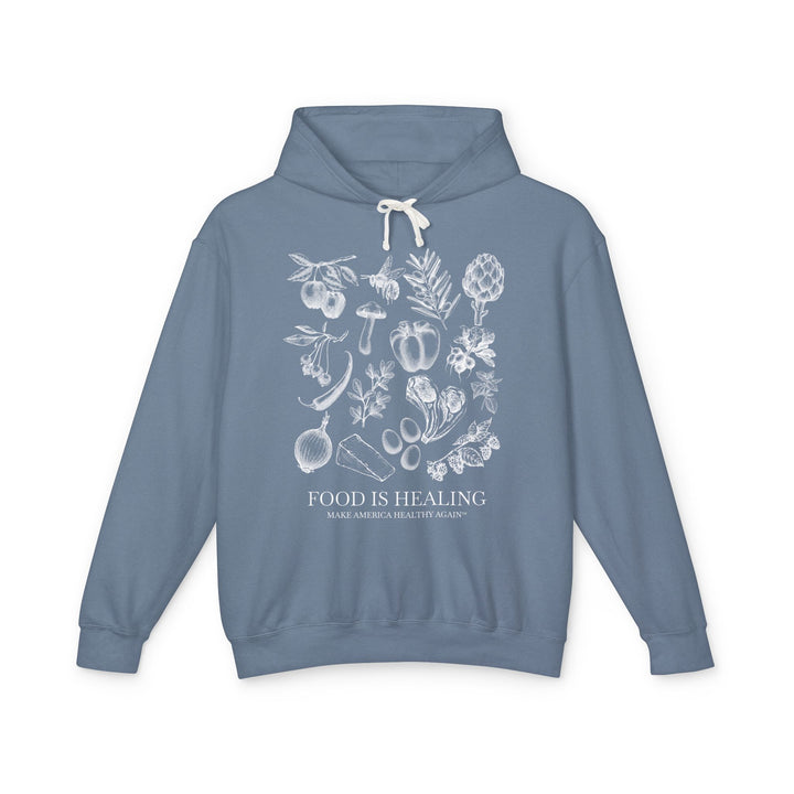 Food is Healing Unisex Lightweight Hoodie