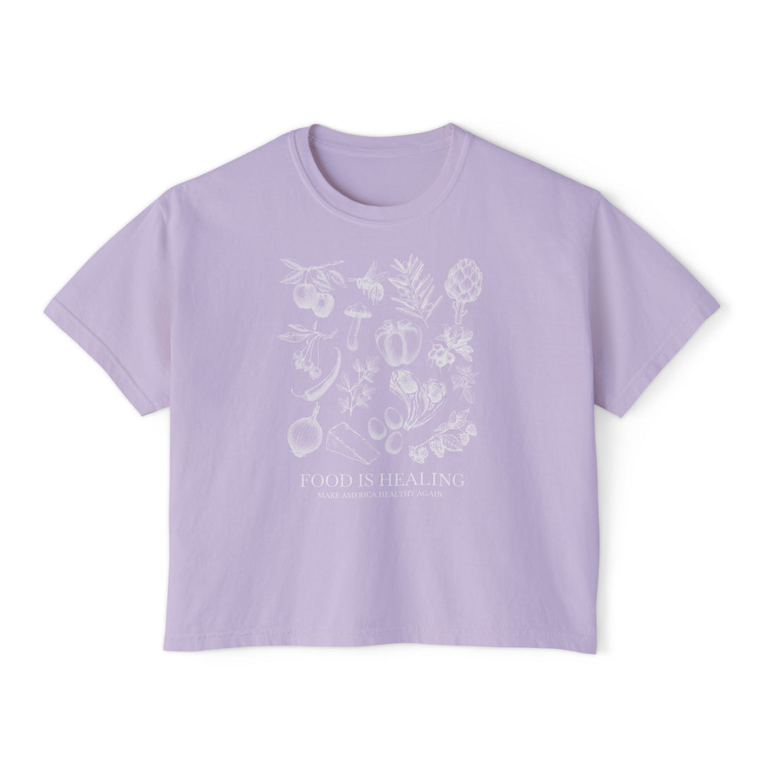 Food is Healing Women's Boxy Tee