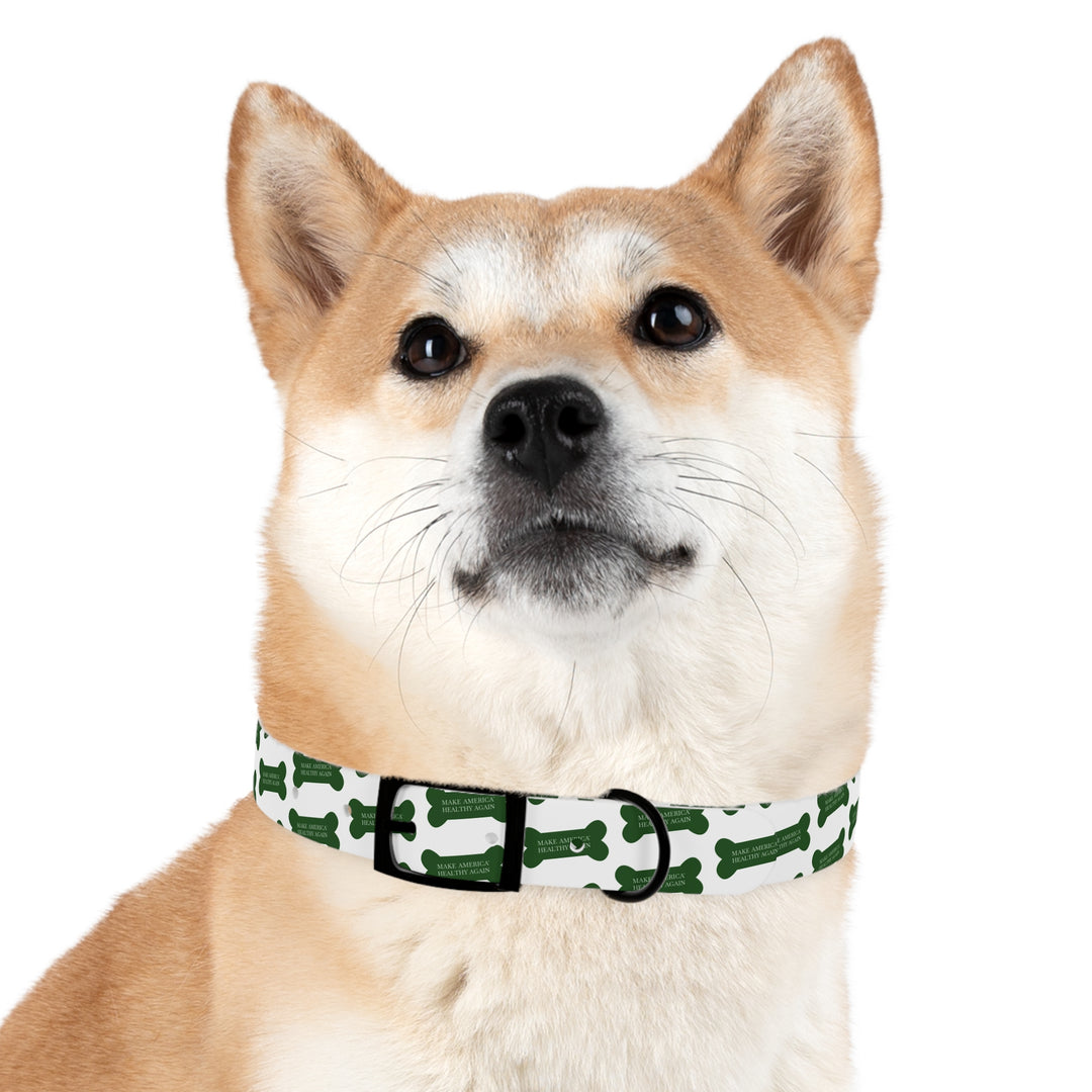 Make America Healthy Again™ Dog Bone White Pet Collar