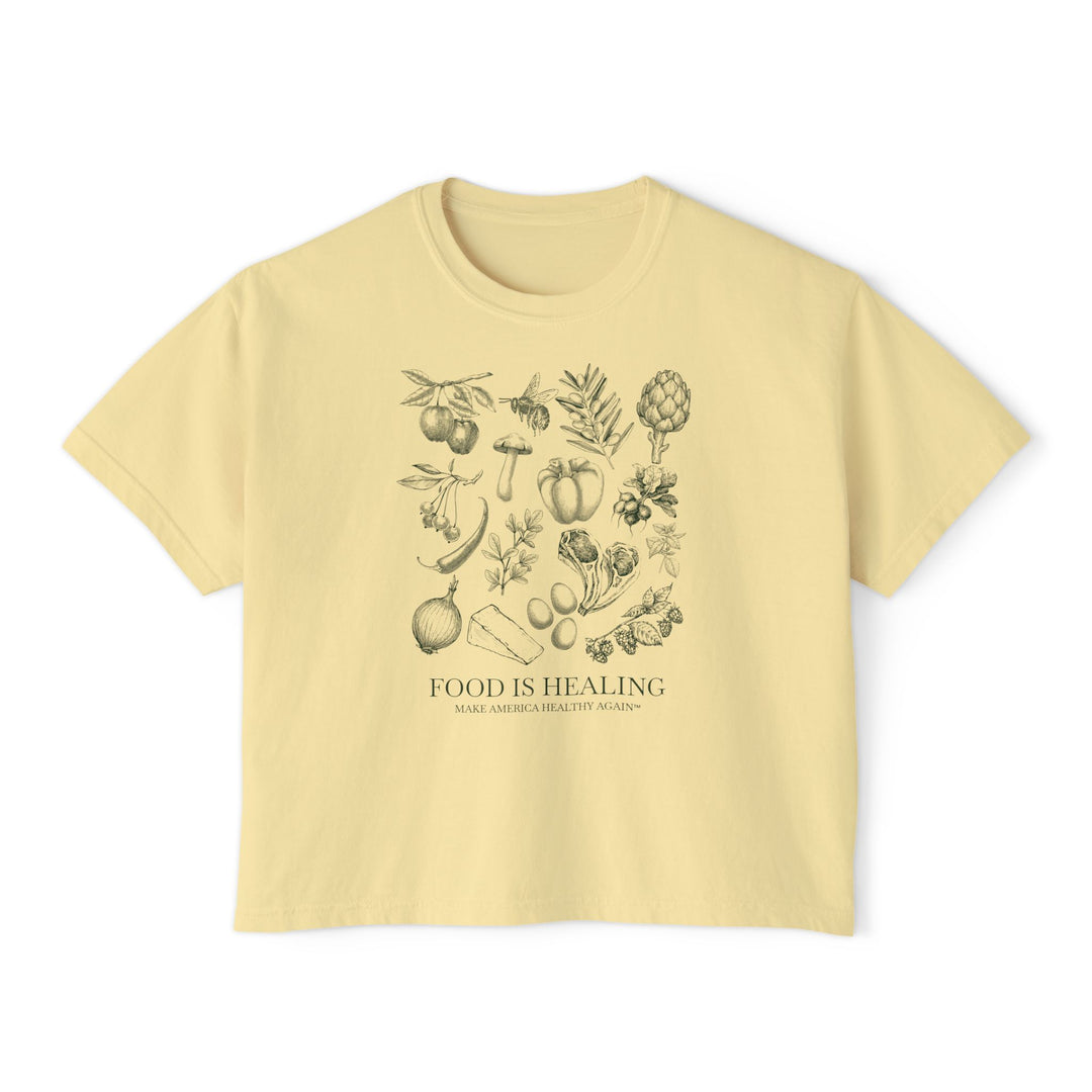 Food is Healing Women's Boxy Tee