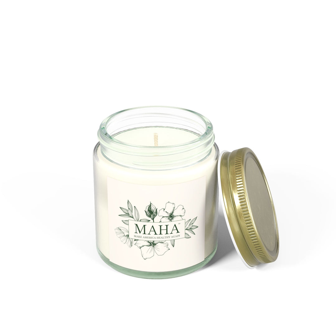 MAHA™ Flowers Scented Coconut Apricot Wax Candles
