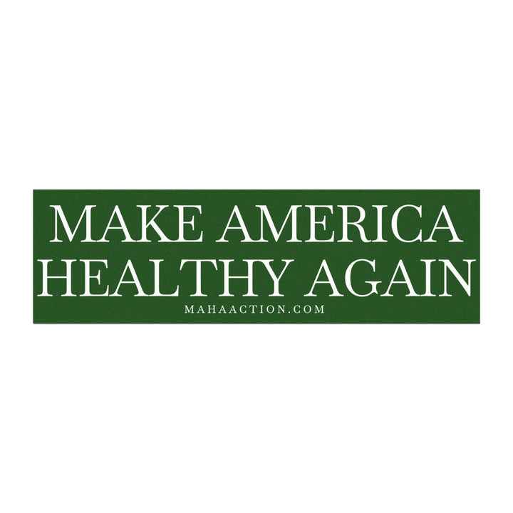 Make America Healthy Again Green Car Magnet