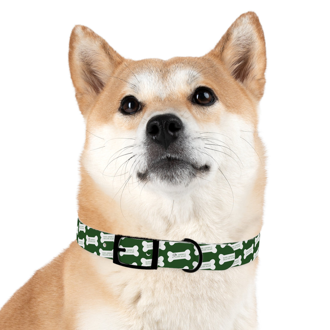 Make America Healthy Again™ Dog Bone Green Pet Collar