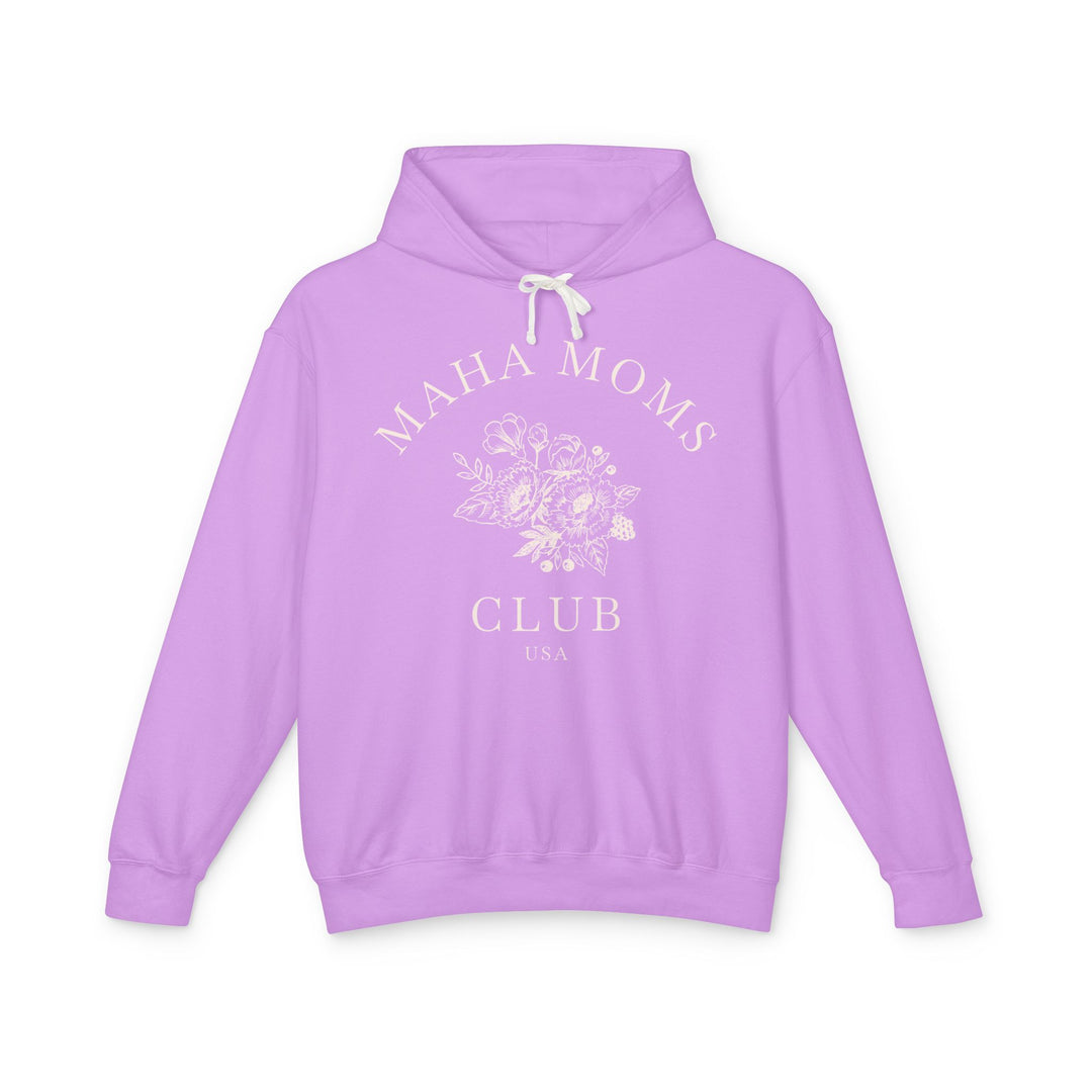 MAHA™ Moms Club Flowers Lightweight Hoodie