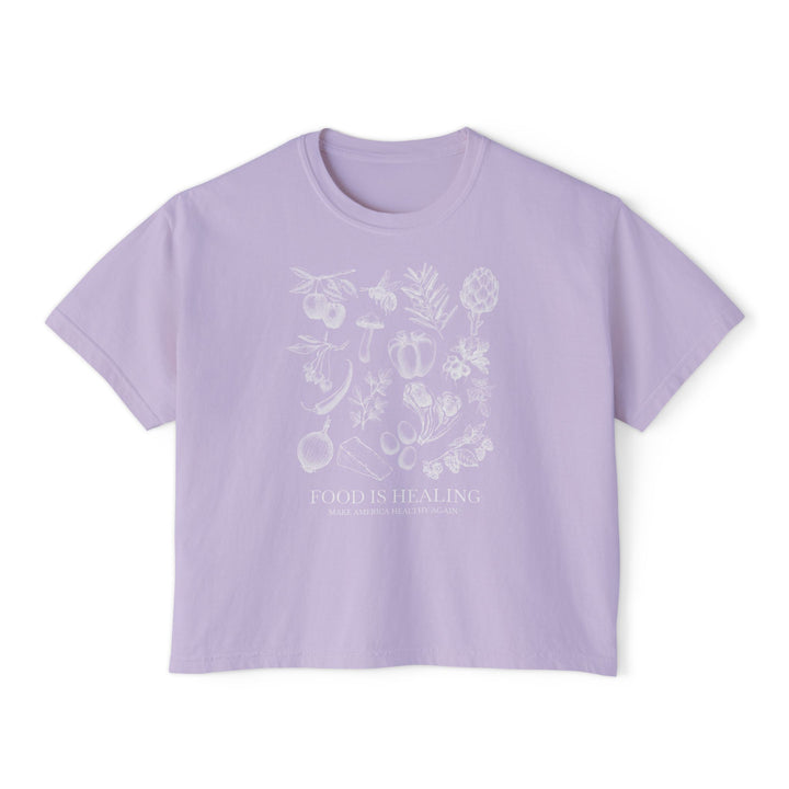 Food is Healing Women's Boxy Tee