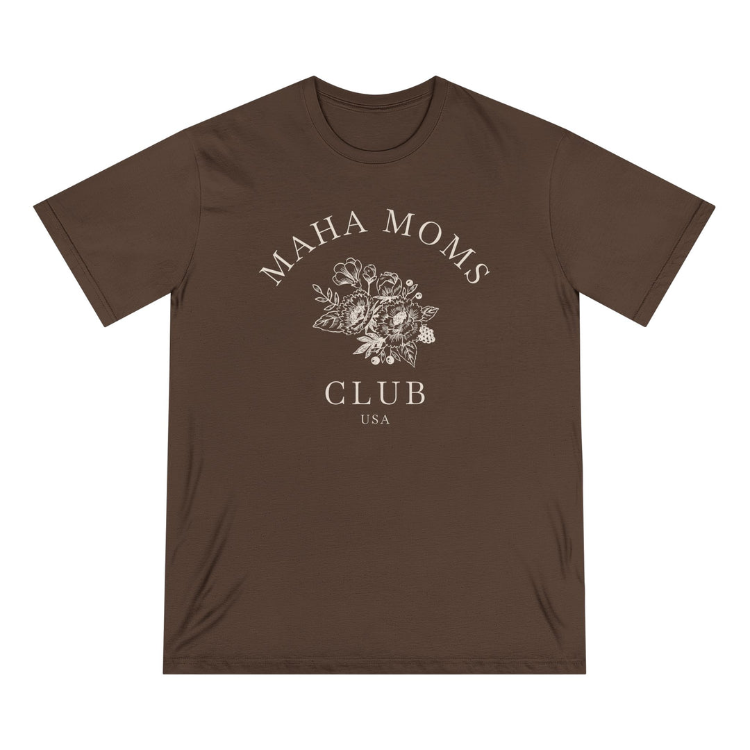 MAHA™ Moms Club Flowers 100% Organic Cotton Tee