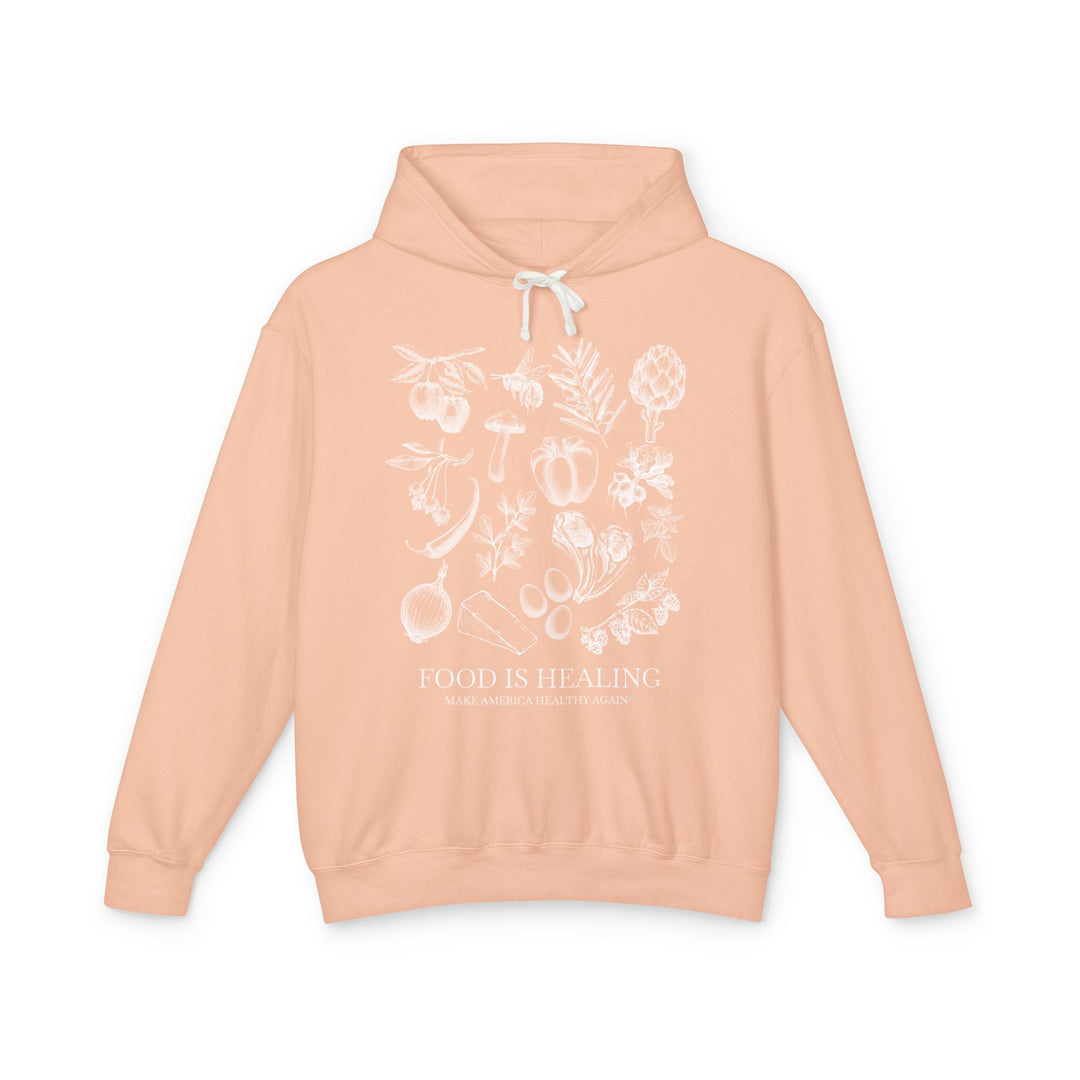 Food is Healing Unisex Lightweight Hoodie