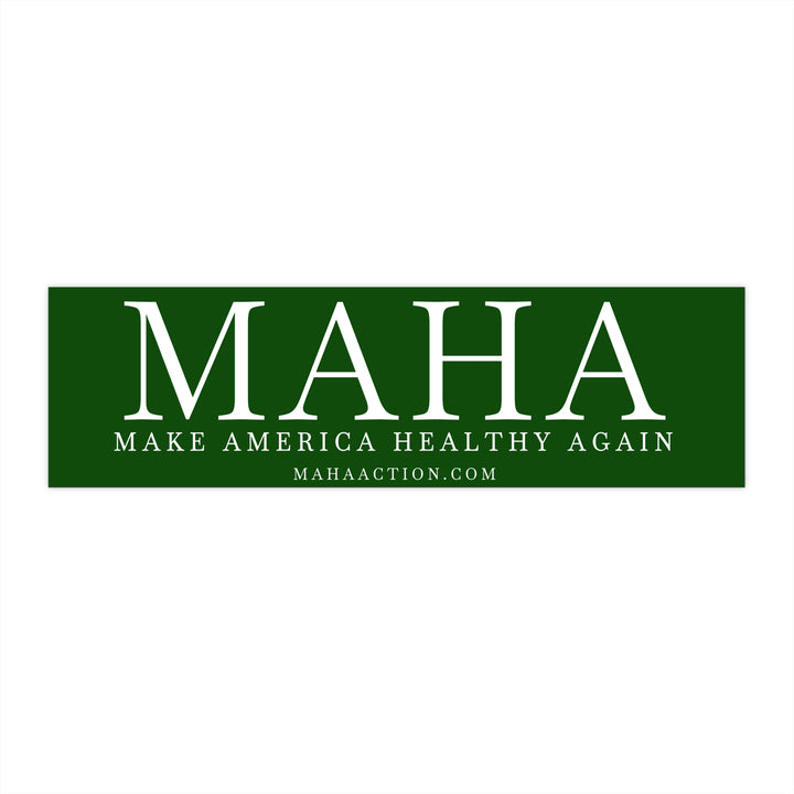 MAHA Green Bumper Sticker