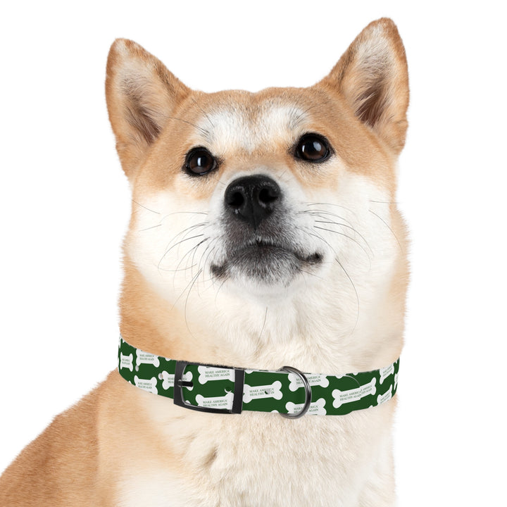 Make America Healthy Again™ Dog Bone Green Pet Collar
