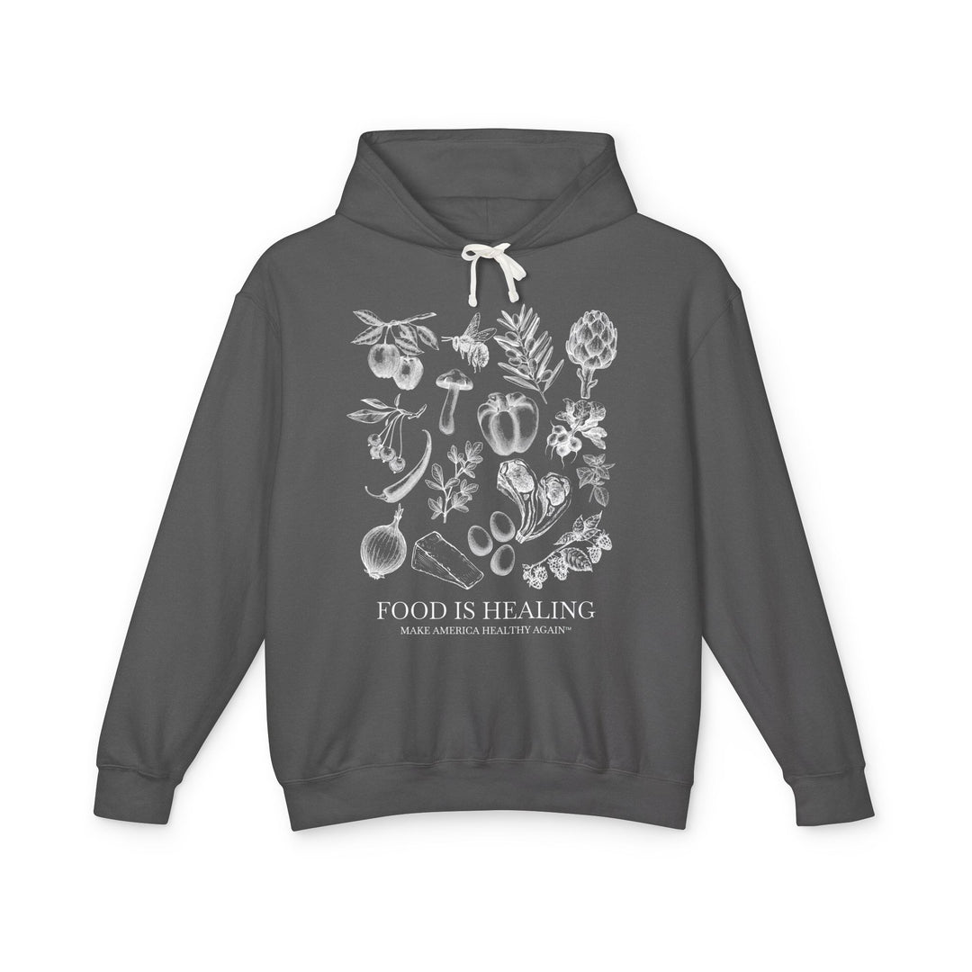 Food is Healing Unisex Lightweight Hoodie