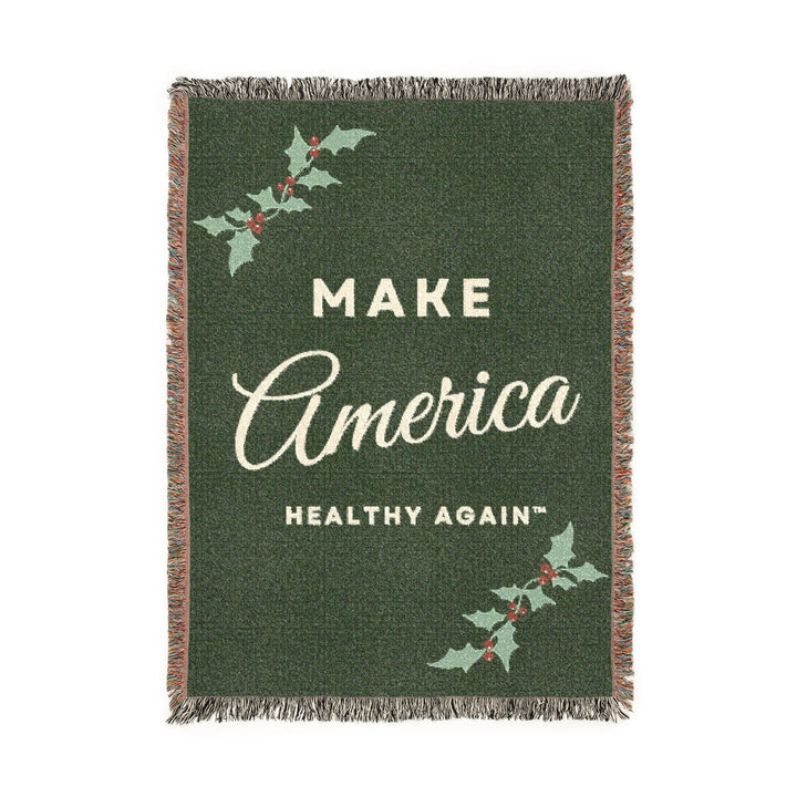 Make America Healthy Again™ Holiday Woven Blanket