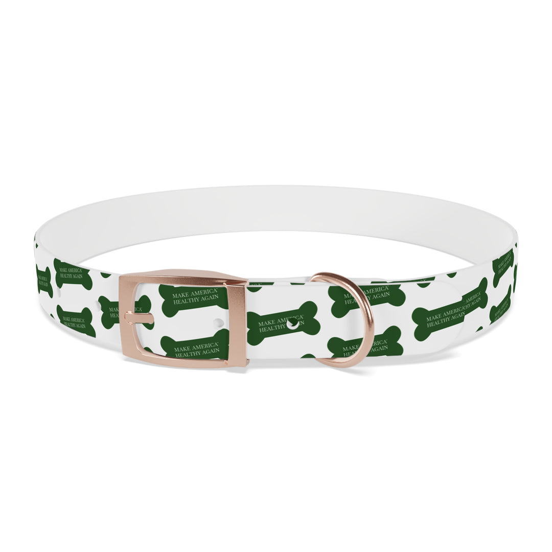 Make America Healthy Again™ Dog Bone White Pet Collar