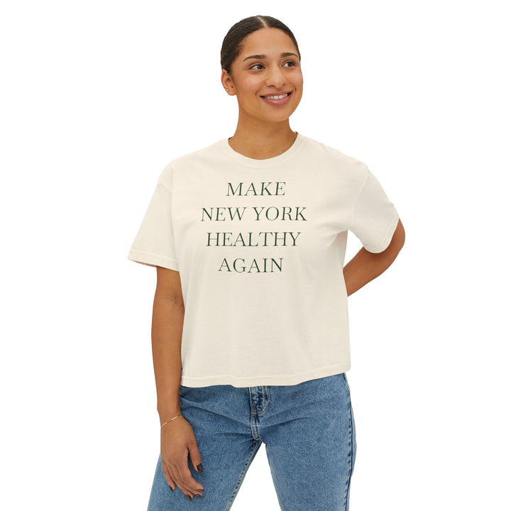 Make New York Healthy Again Women's Boxy Tee