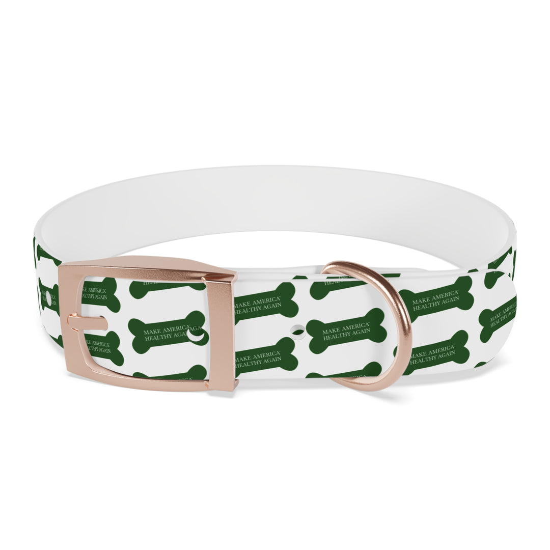 Make America Healthy Again™ Dog Bone White Pet Collar