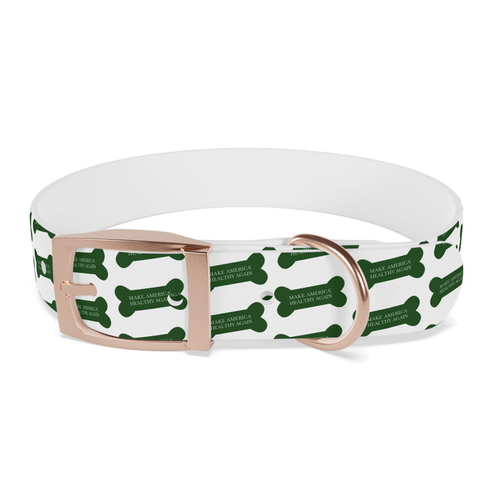 Make America Healthy Again™ Dog Bone White Pet Collar